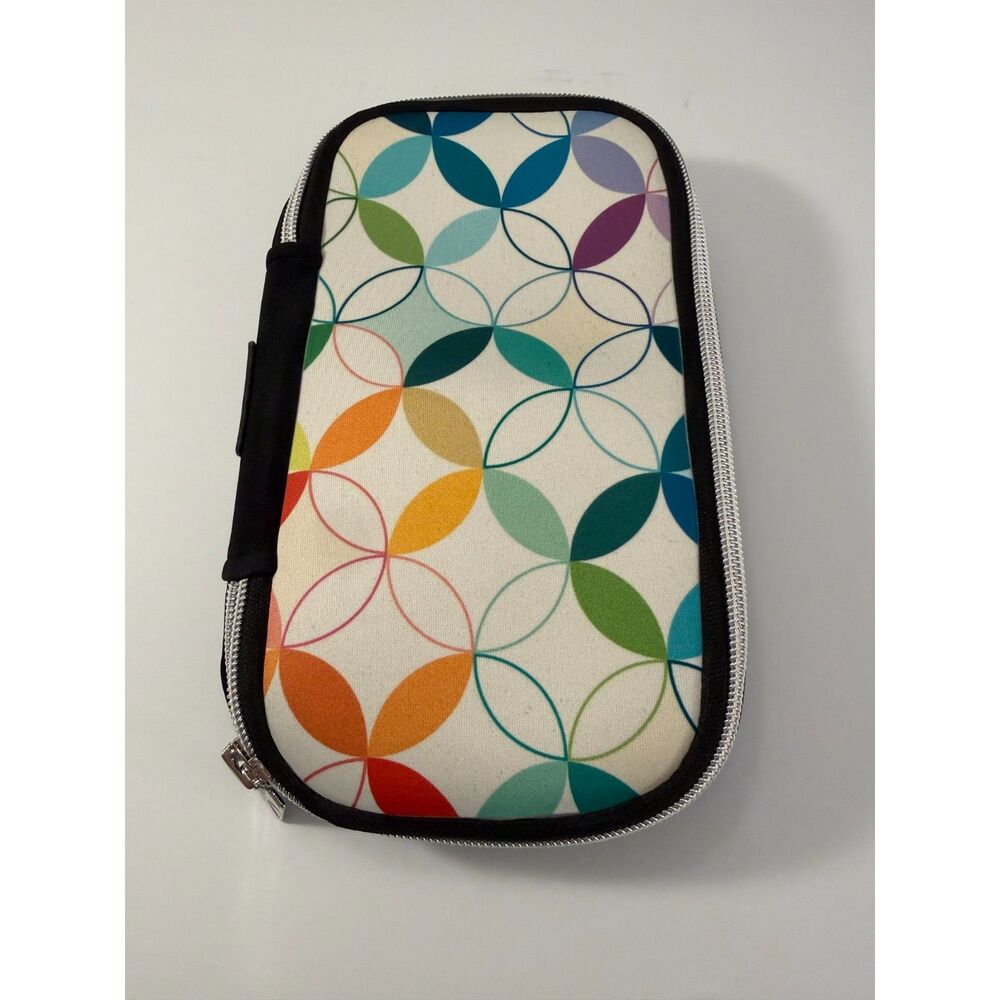 NWOT Erin Condren Mid Century Circles print Pencil Case
